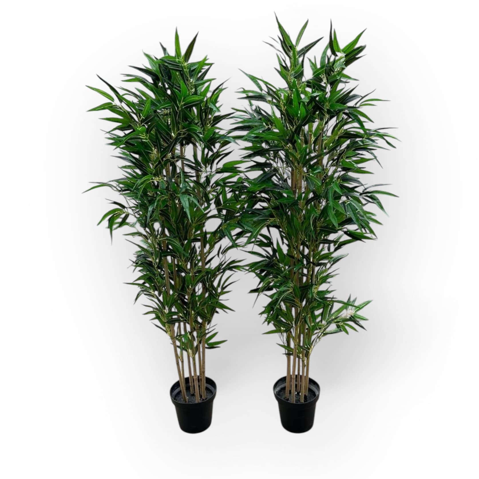 Бамбук штучний 175 в чорному кашпо FW-270