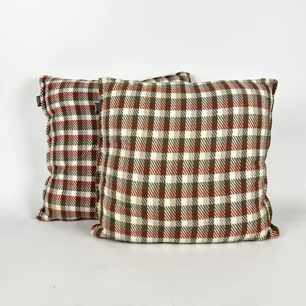 Подушка декоративна картата коричнево-бежева PW-456