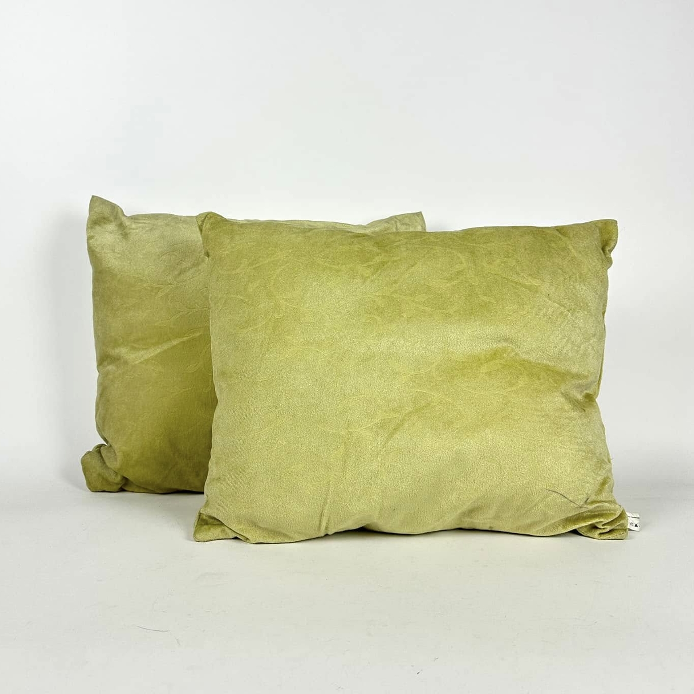 Подушка декоративна салатова фактурна PW-463