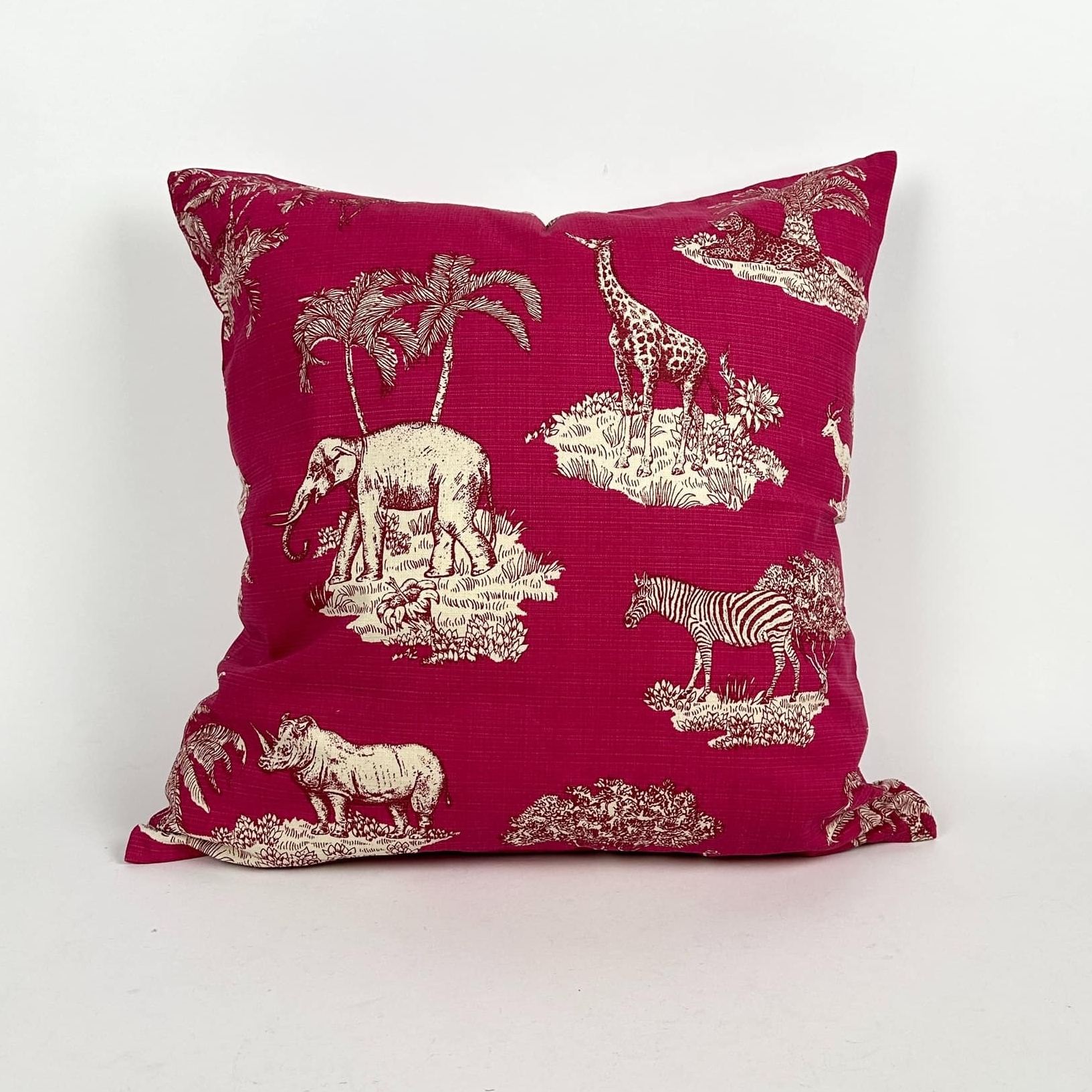 Подушка декоративна Савана малинова PW-467