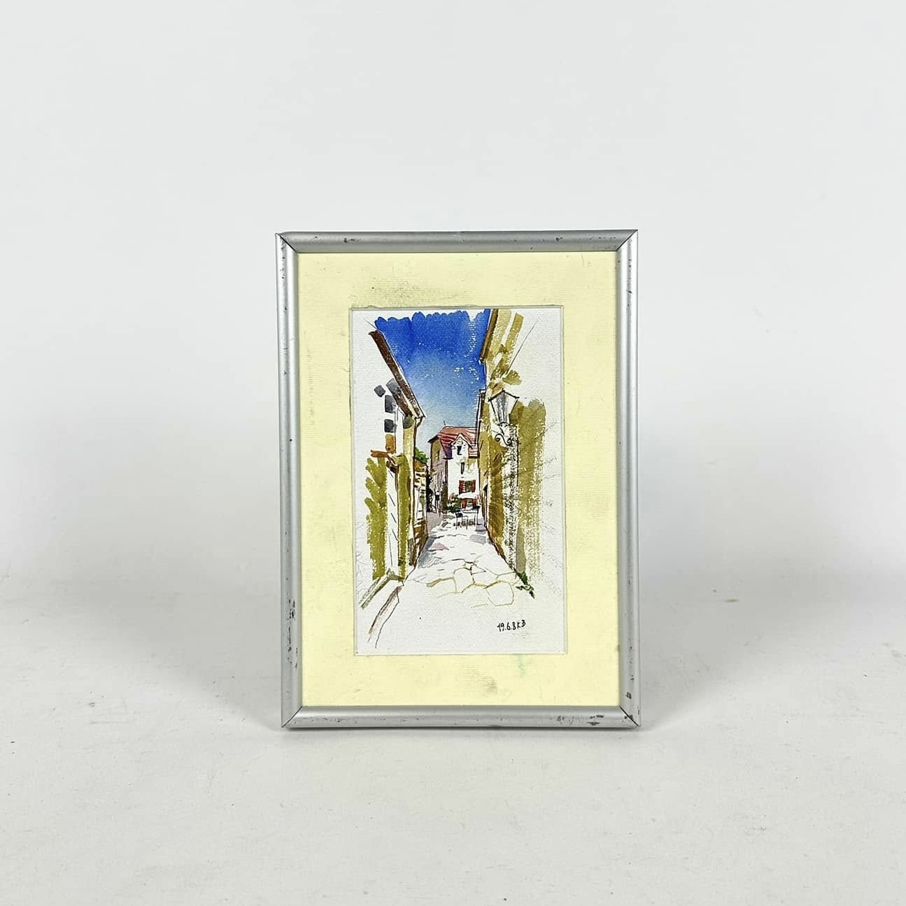 Пейзаж міський в рамці з паспарту AR-1207