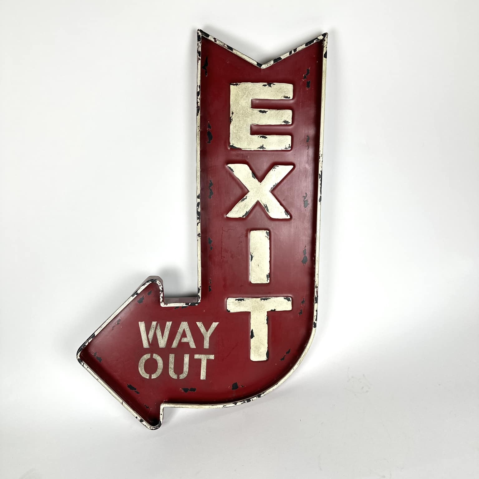 Стрілка-вказівник EXIT WAY OUT метал WD-104