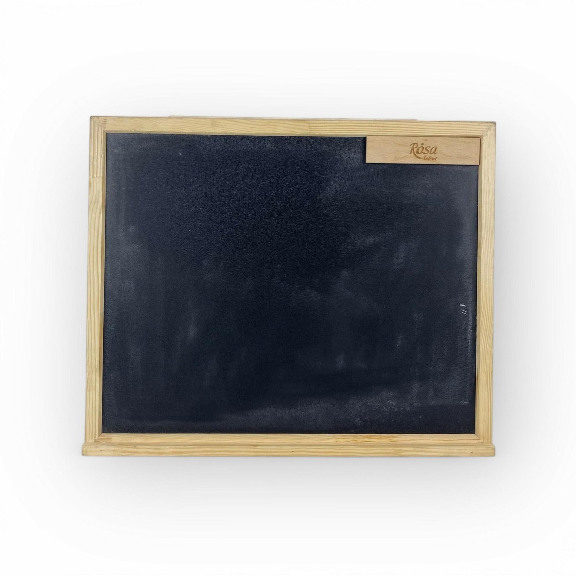 Дошка для об'яв крейдяна в дерев'яній рамці 4