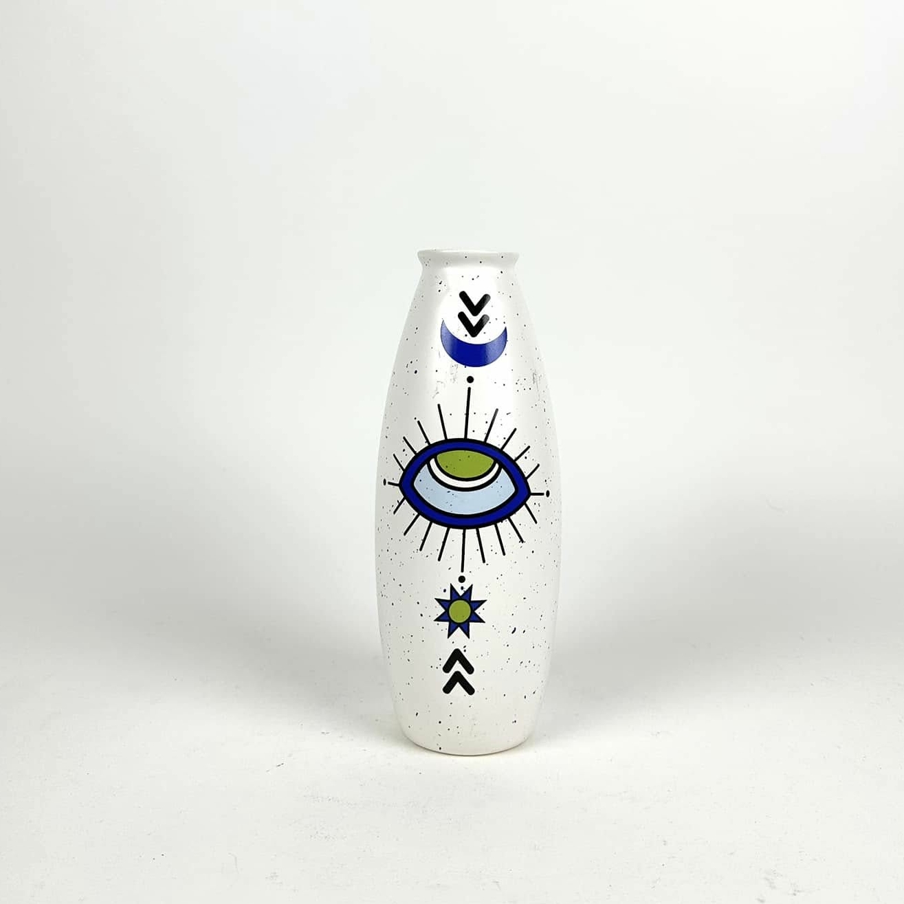 Ваза з розписом Око кераміка VA-539