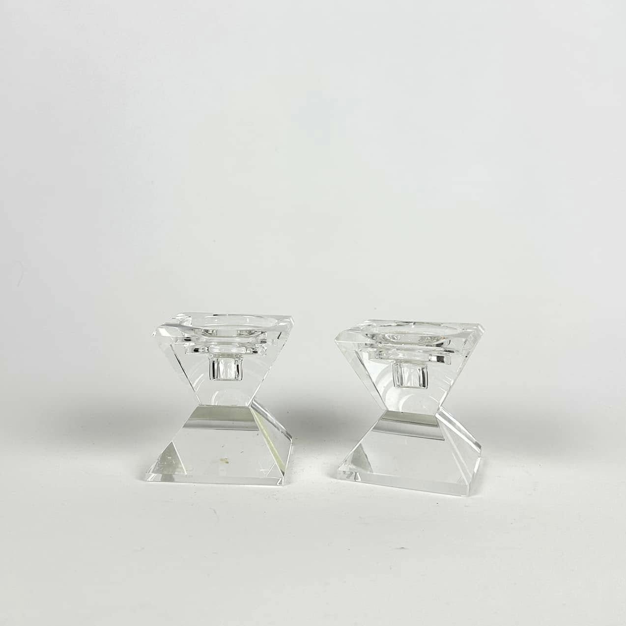 Підсвічник трапеції на 1 свічку кришталь CA-193