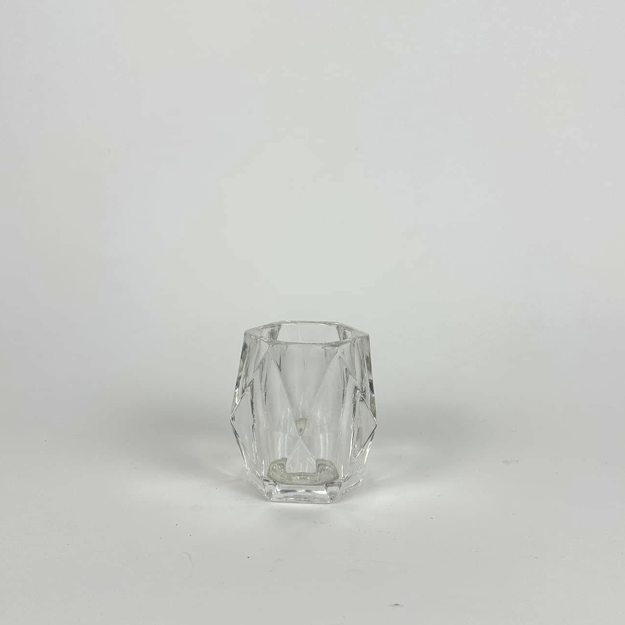 Ваза-підсвічник геометрична скло VA-571