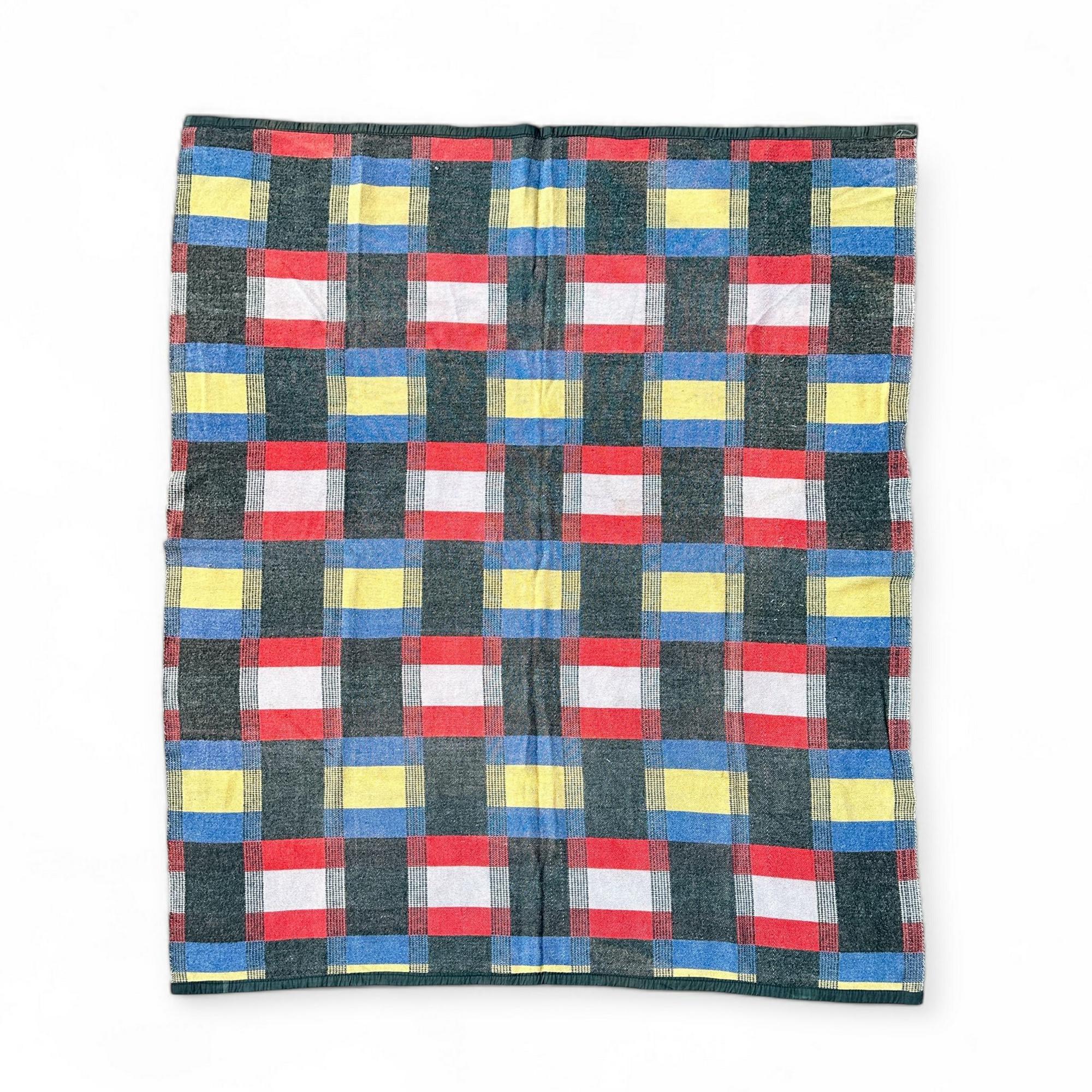 Килим (1,45 м х 1,75 м) тканий кольорові прямокутники CT-251