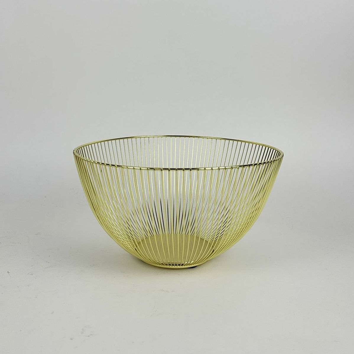 Миска для фруктів золото метал KD-093