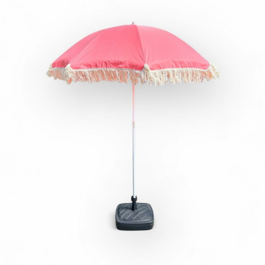 Парасоль рожевий з китицями UM-015