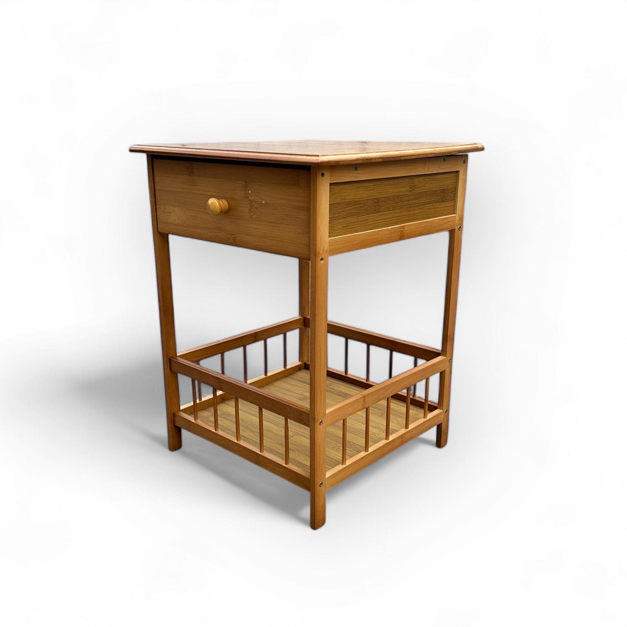 Тумба з полицею і шухлядкою бамбук CB-108