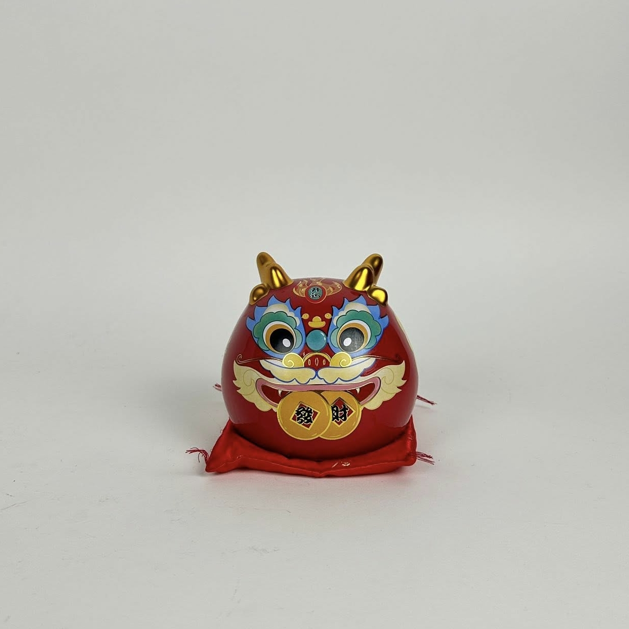 Статуетка-скарбничка Дракон китайський червоний DE-678