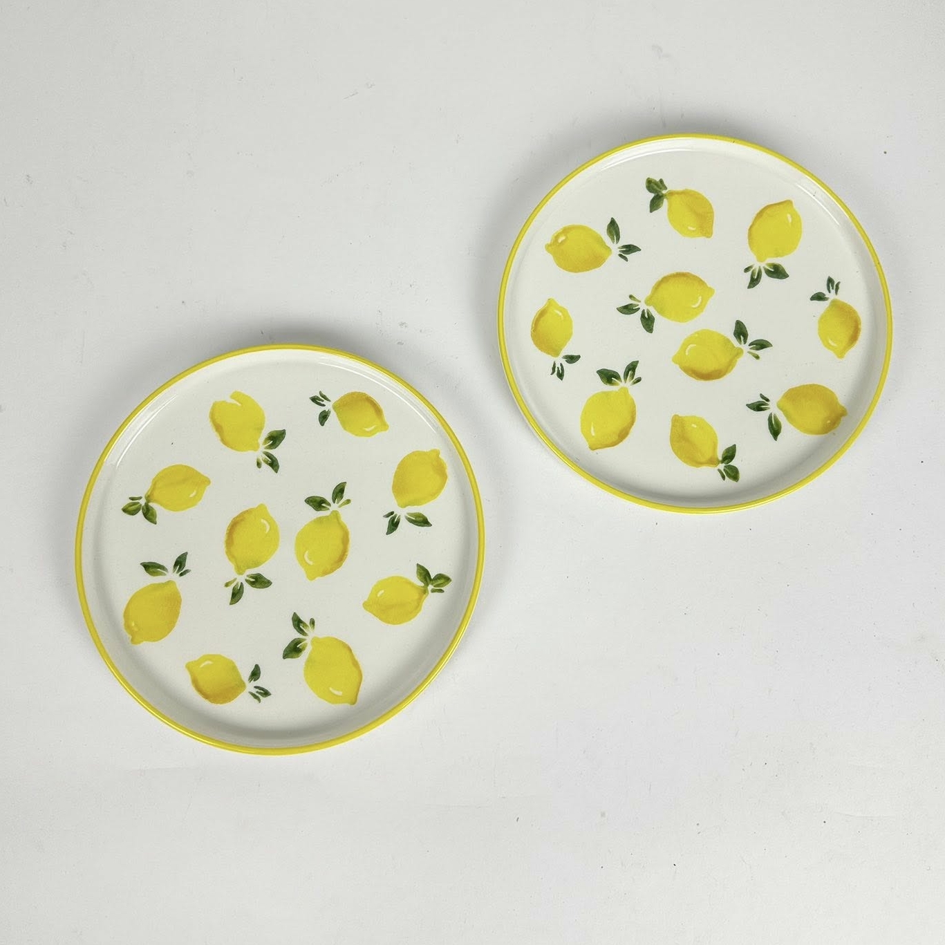 Блюдо кругле мале Лимони кераміка PS-113
