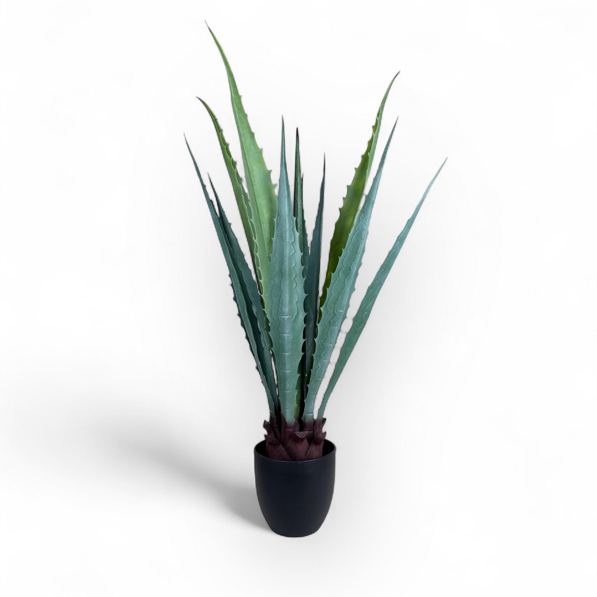 Агава штучна у чорному вазоні FW-291