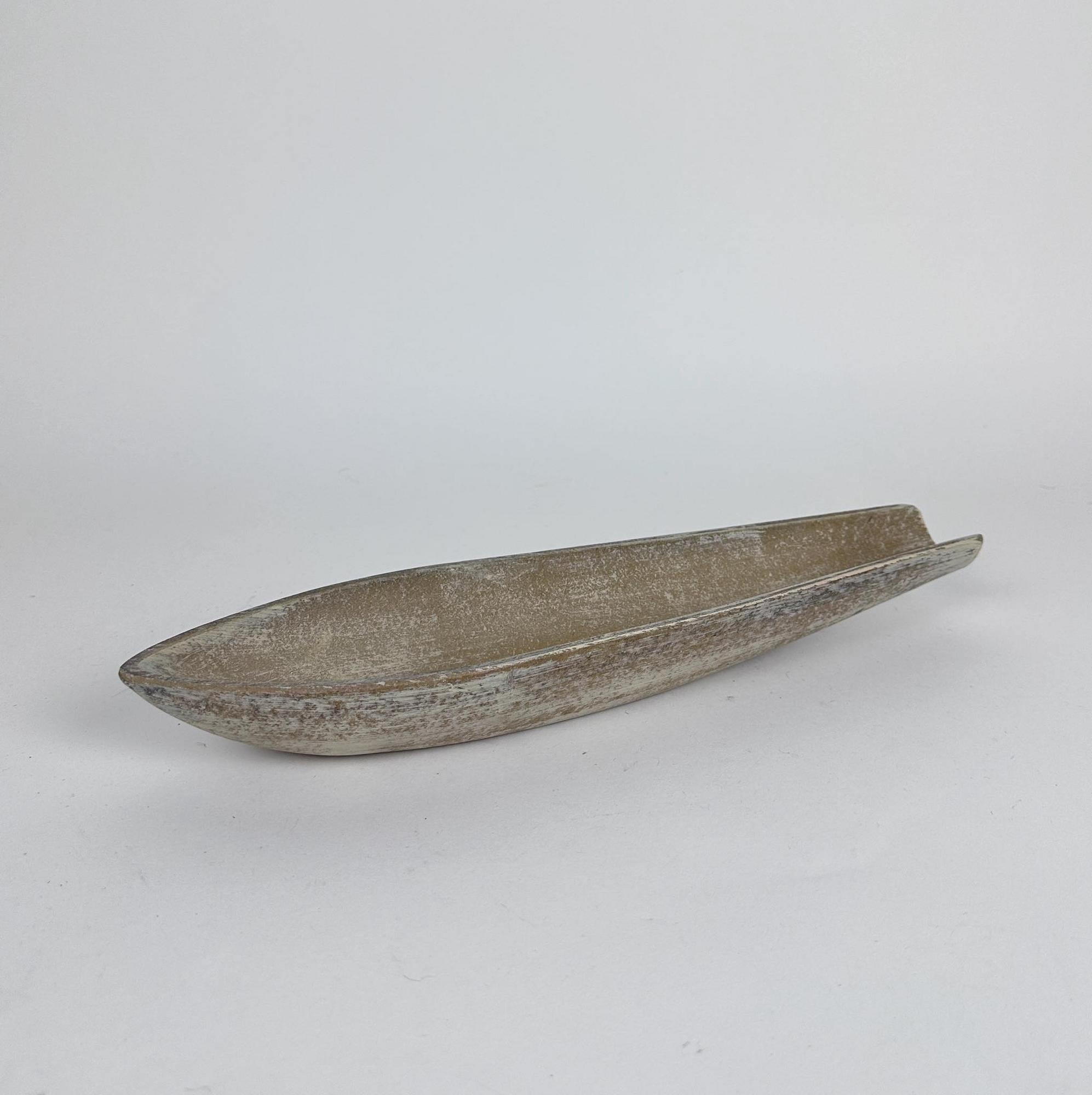 Ваза для декору дерево з потертостями VA-604