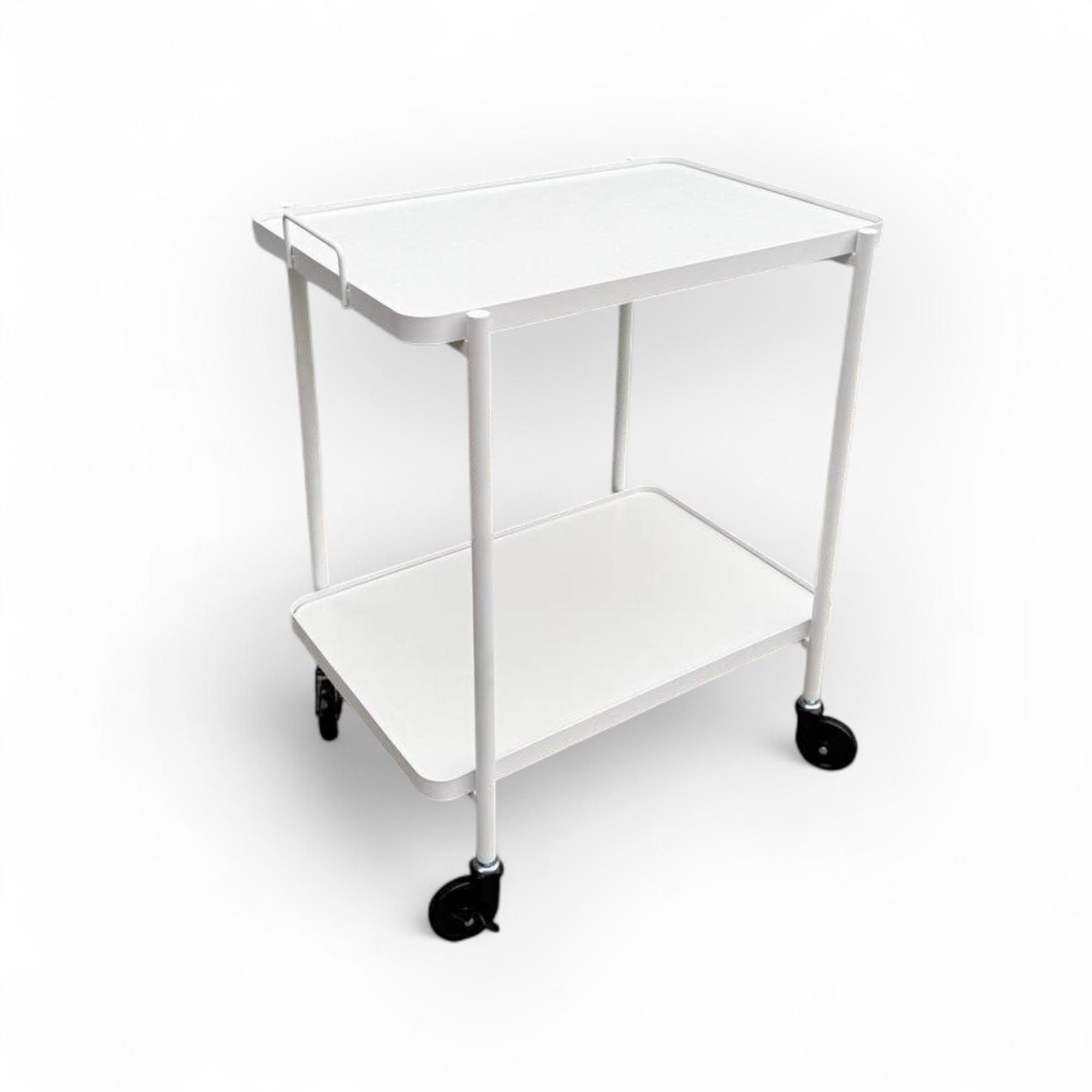 Столик-візок білий метал/мдф TB-922