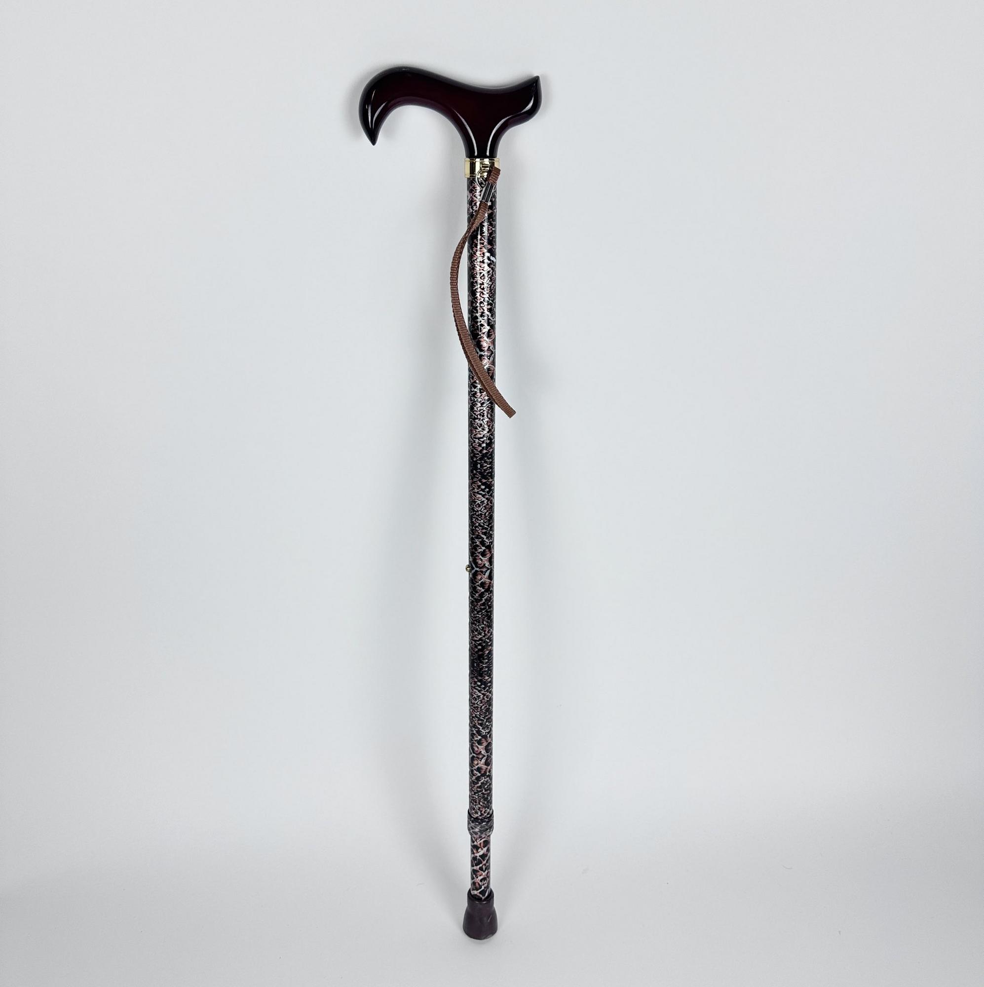 Тростина (палиця) чорна дерево/латунь 7