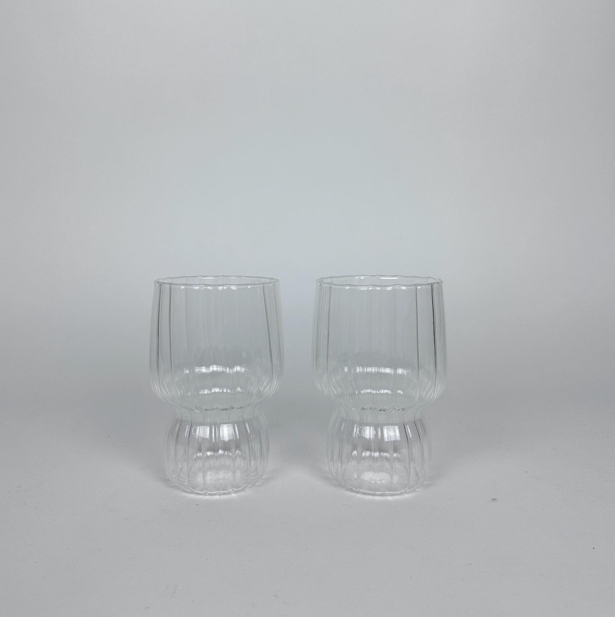 Склянка для коктейлів/соків фігурна прозоре скло GS-084