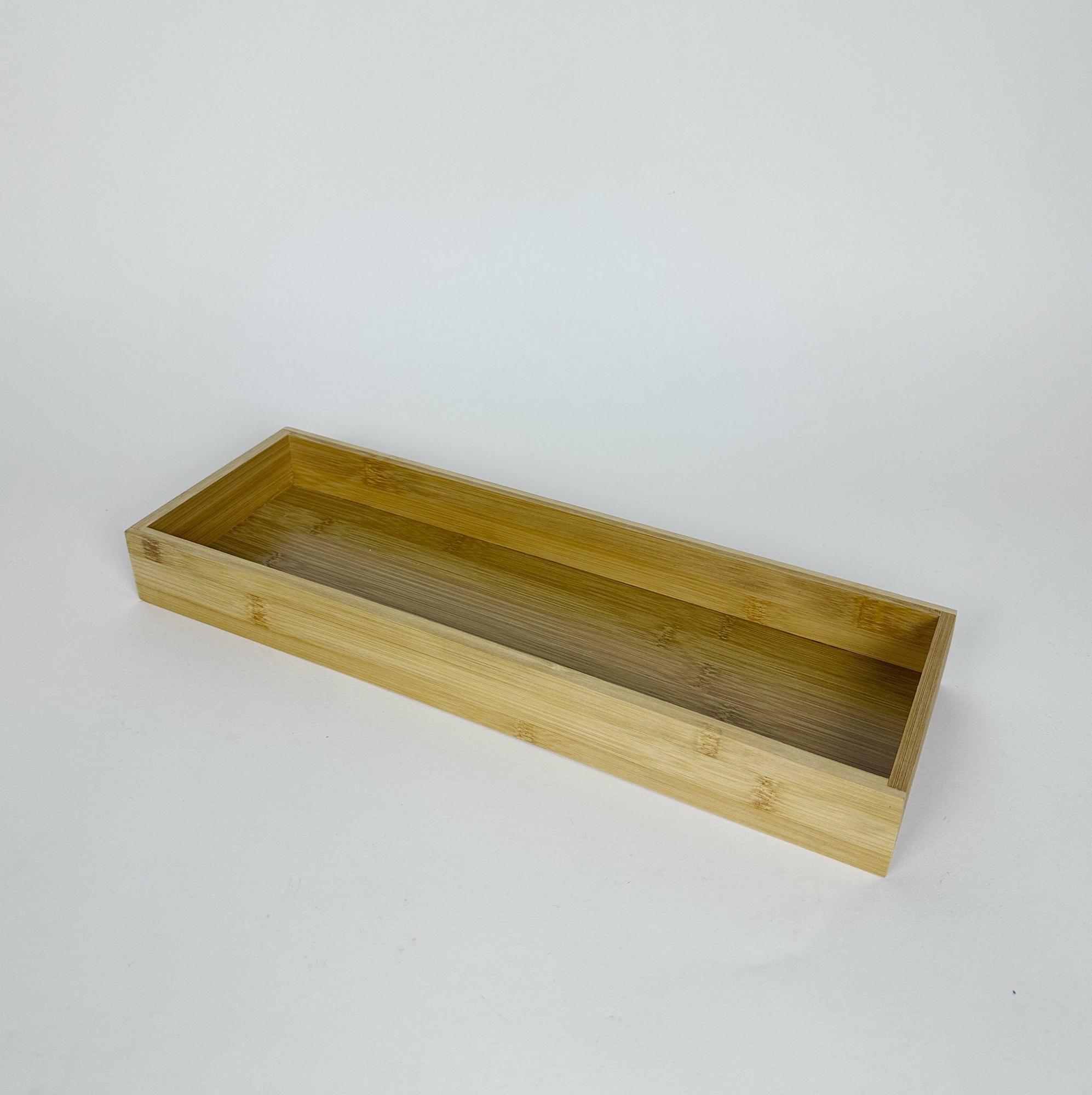 Піднос прямокутний без ручок бамбук TR-172