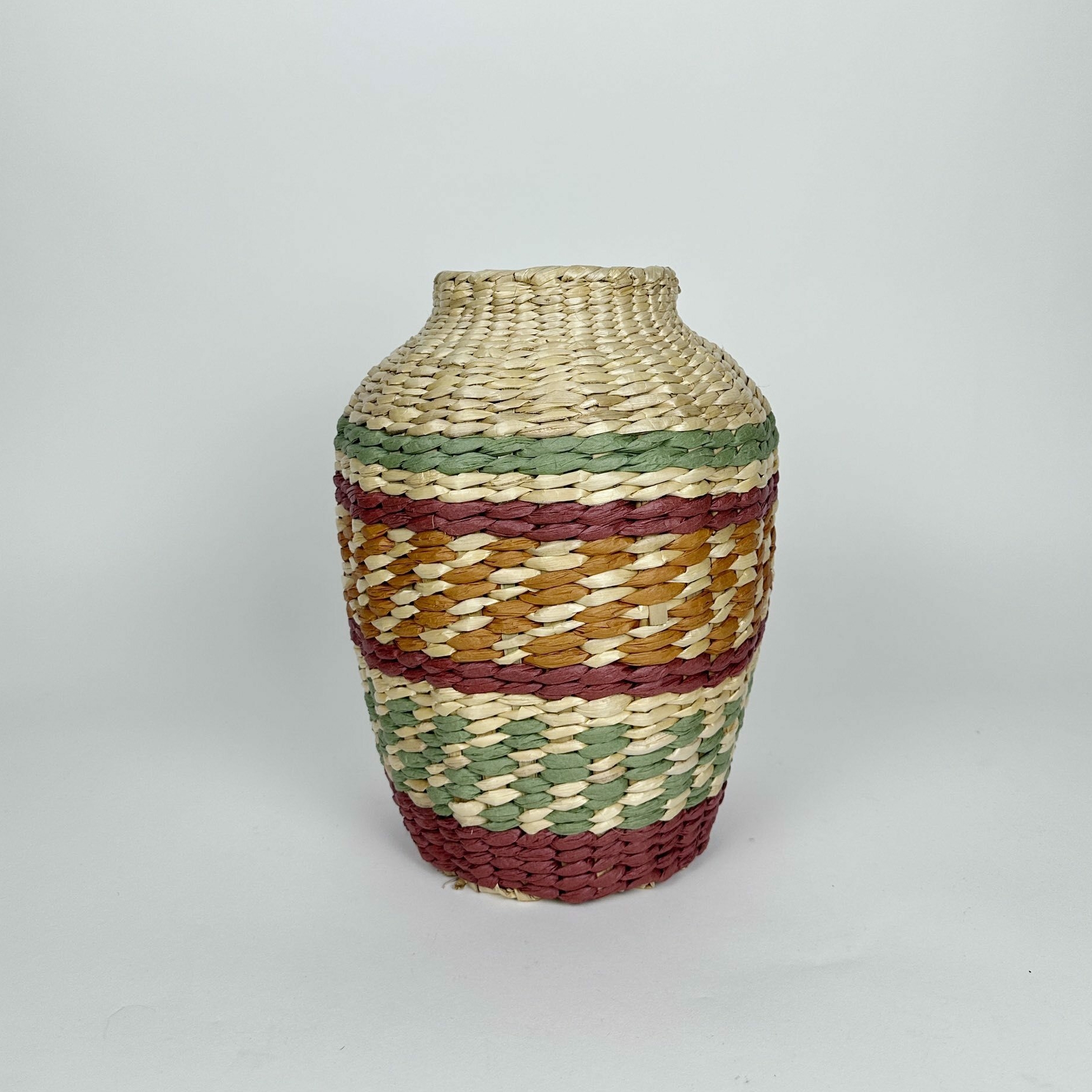 Ваза для сухоцвітів плетена 1 очерет VA-608