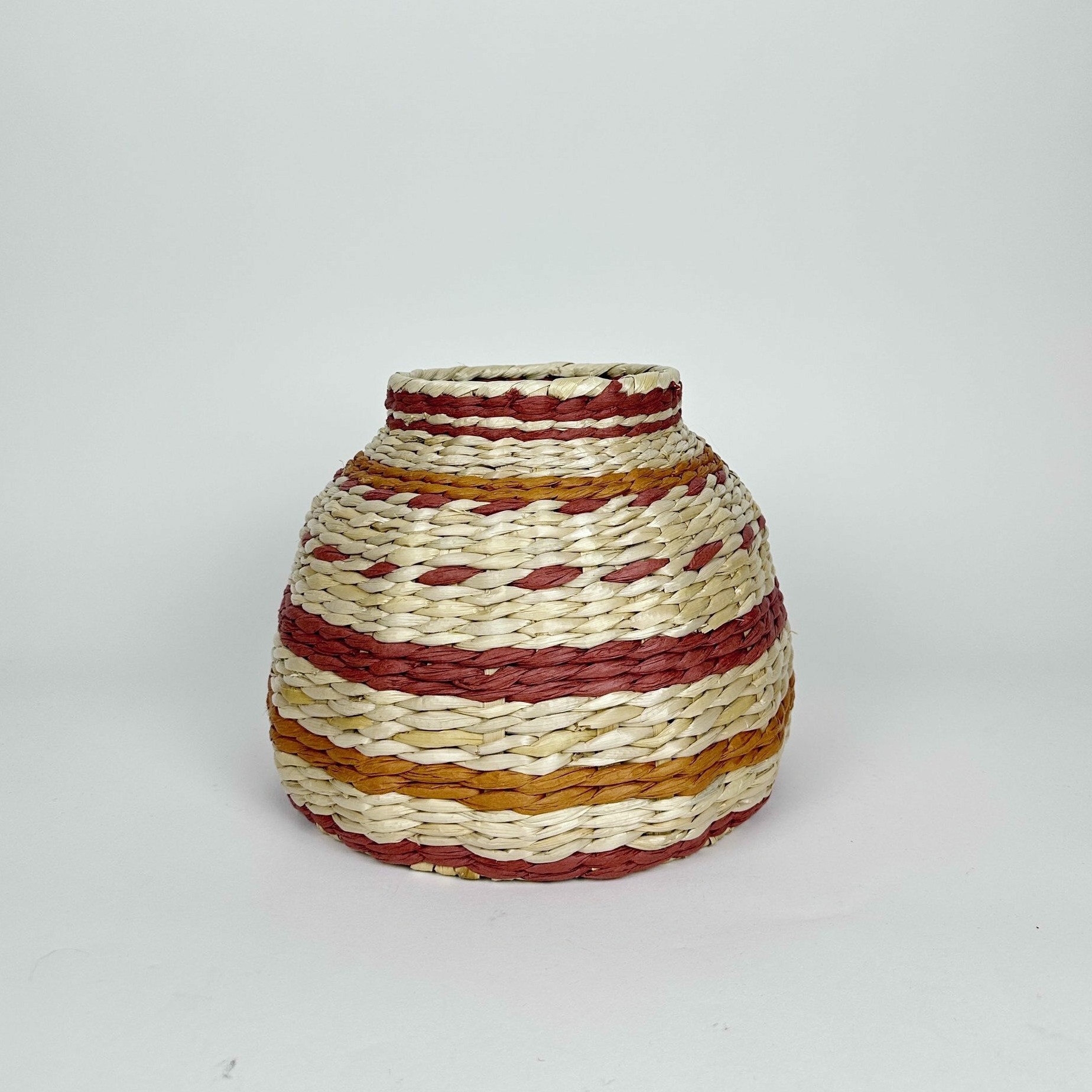 Ваза для сухоцвітів плетена 3 очерет VA-610