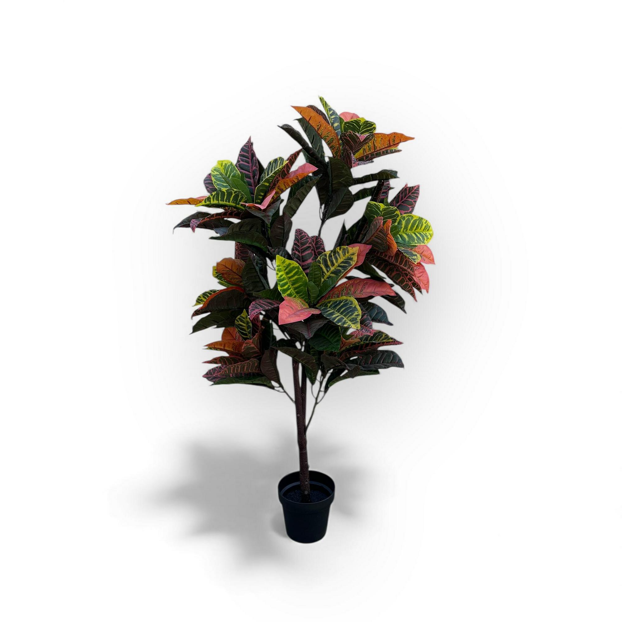 Кротон штучний у чорному горщику FW-296