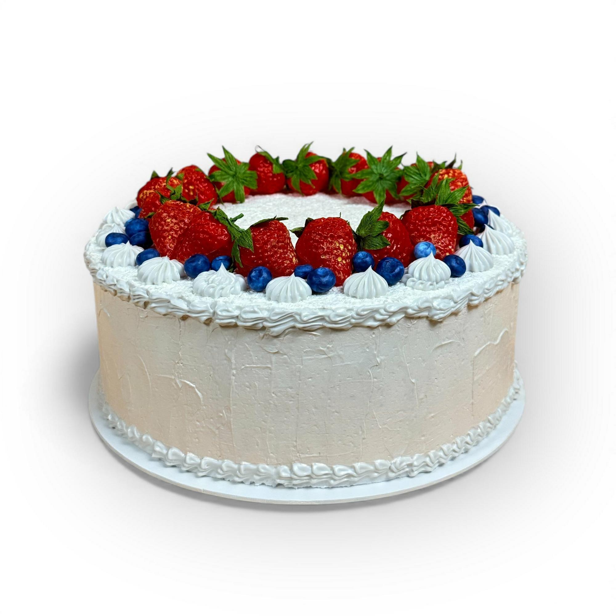 Торт полунично-кокосовий муляж MF-064