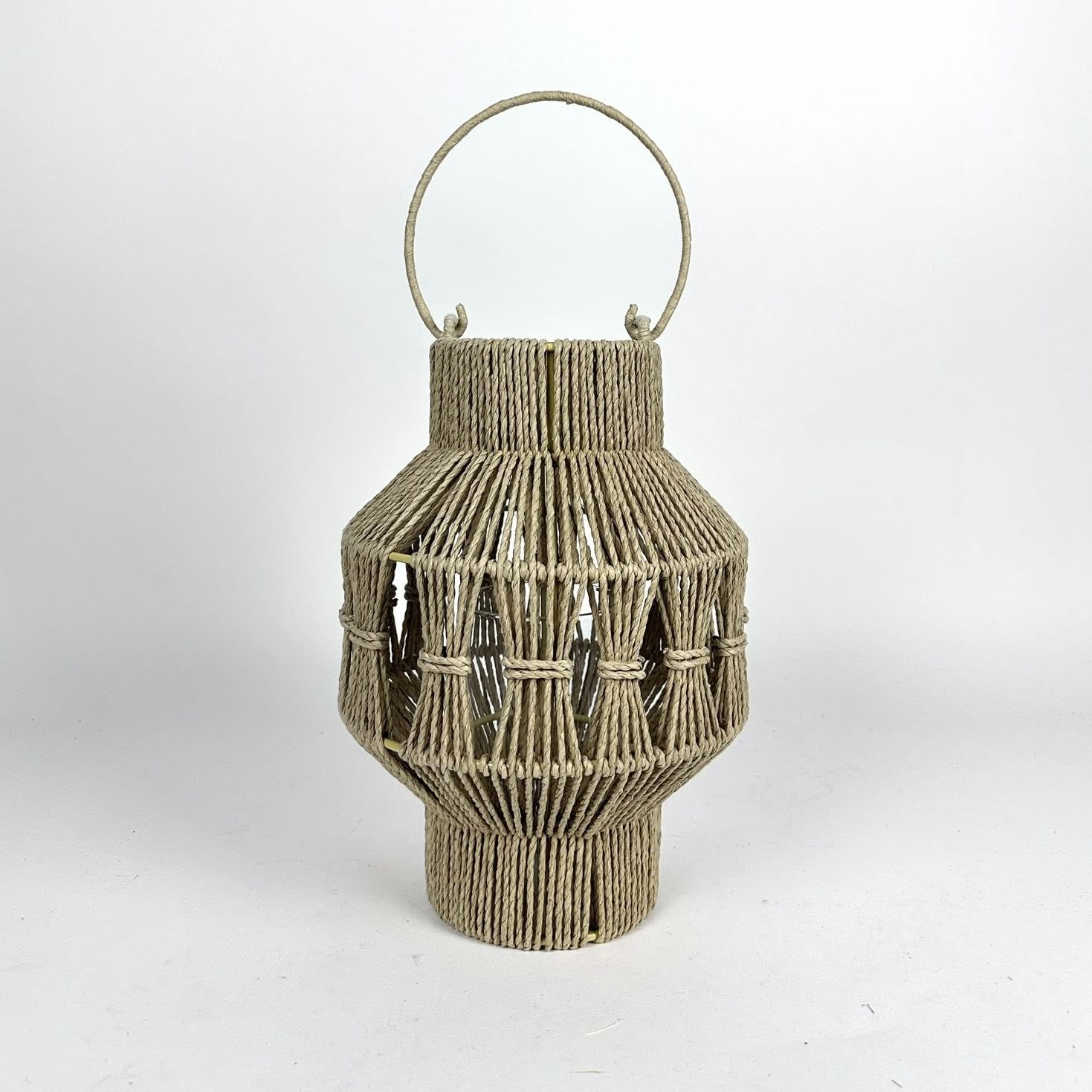 Ліхтар садовий шпагат беж CL-108