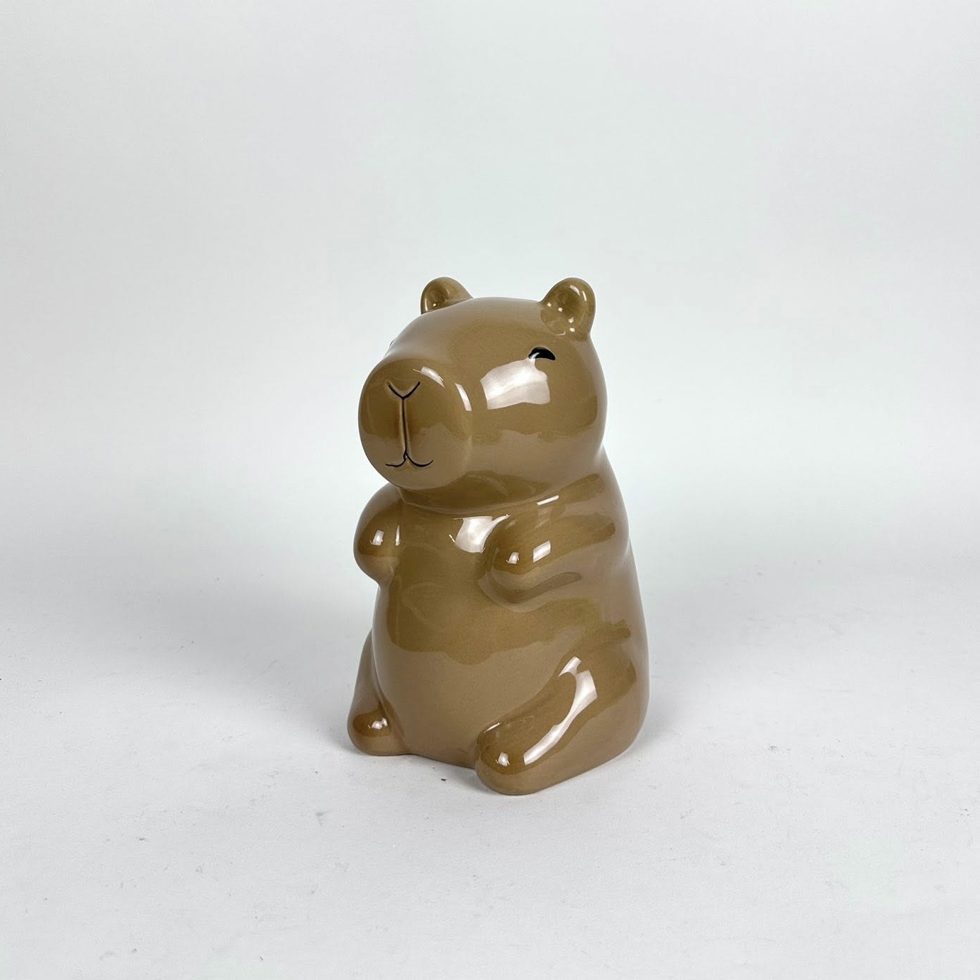 Статуетка-скарбничка Капібара коричнева кераміка DE-703