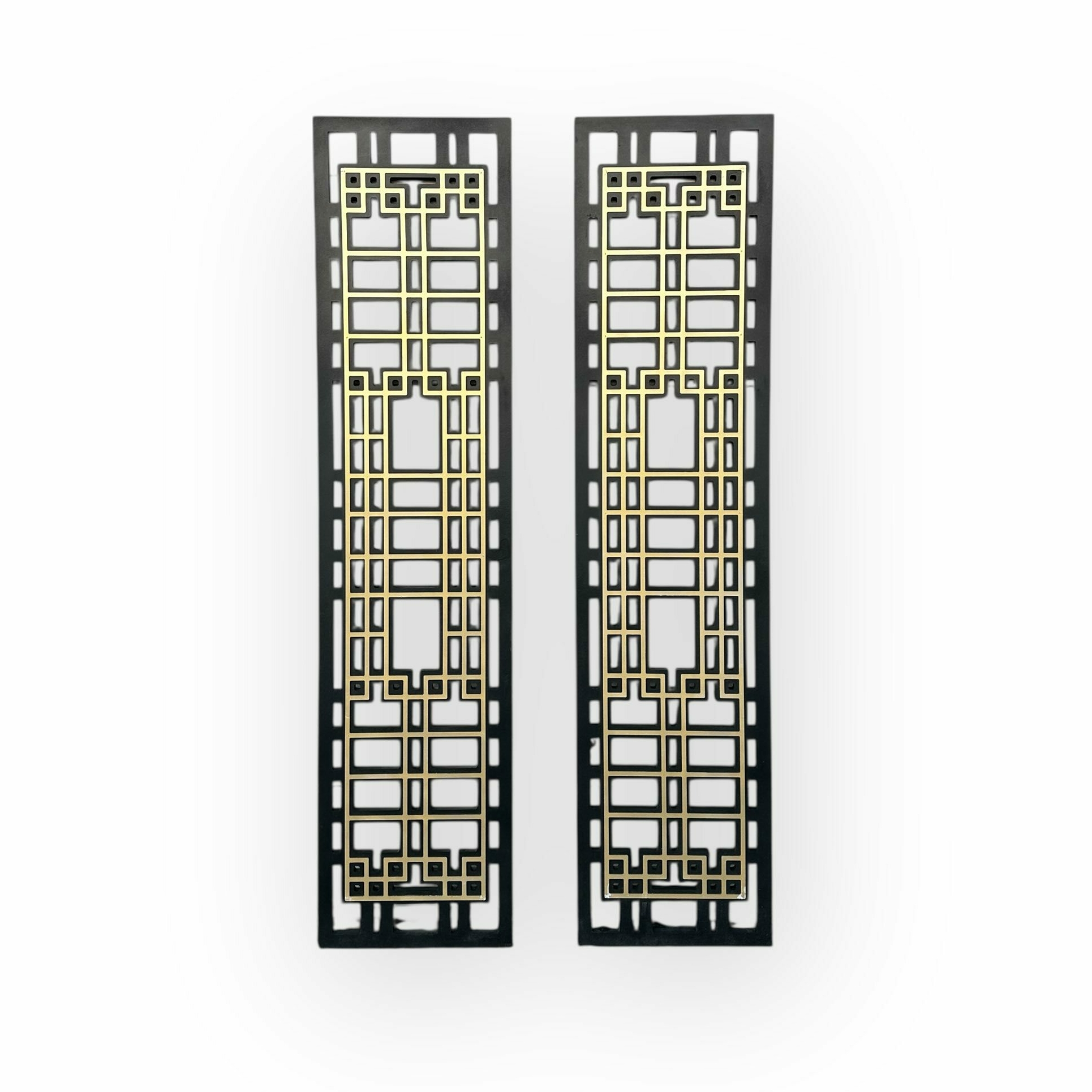 Панель декоративна китай мдф чорний/золото SF-063