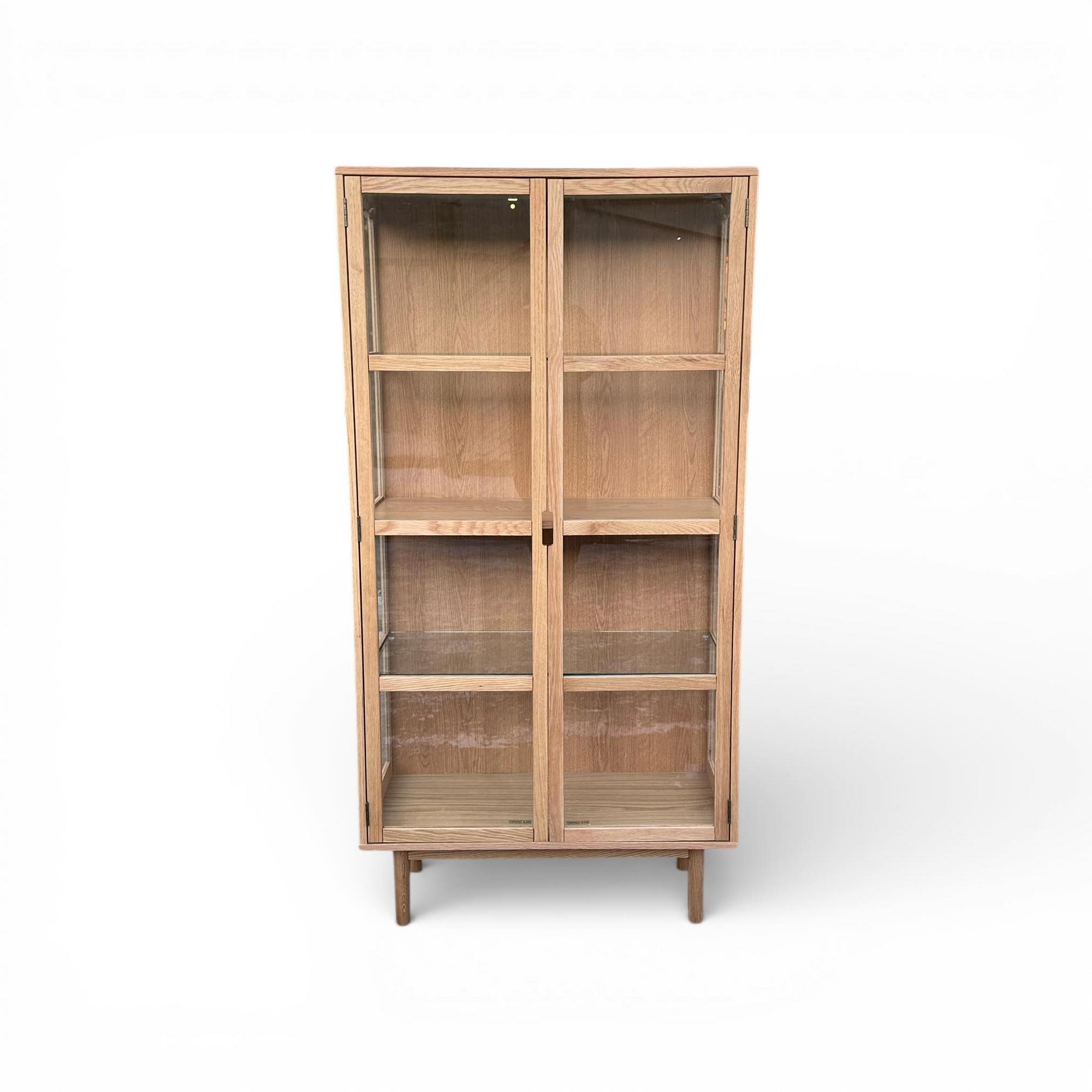 Шафа-вітрина на ніжках св-дерево/склоSR-102