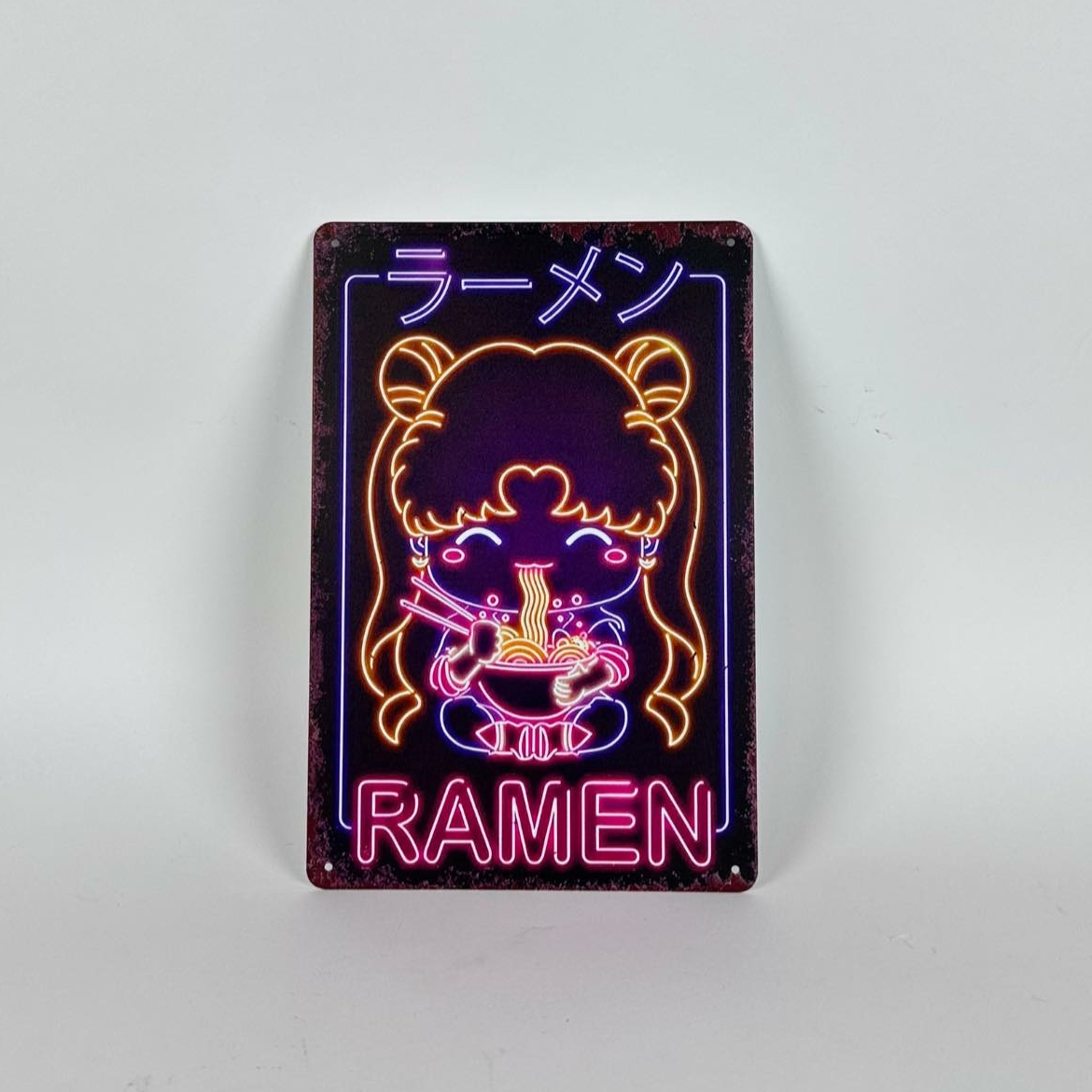 Картинка-табличка для фудкорту японська їжа 6 метал AR-1231