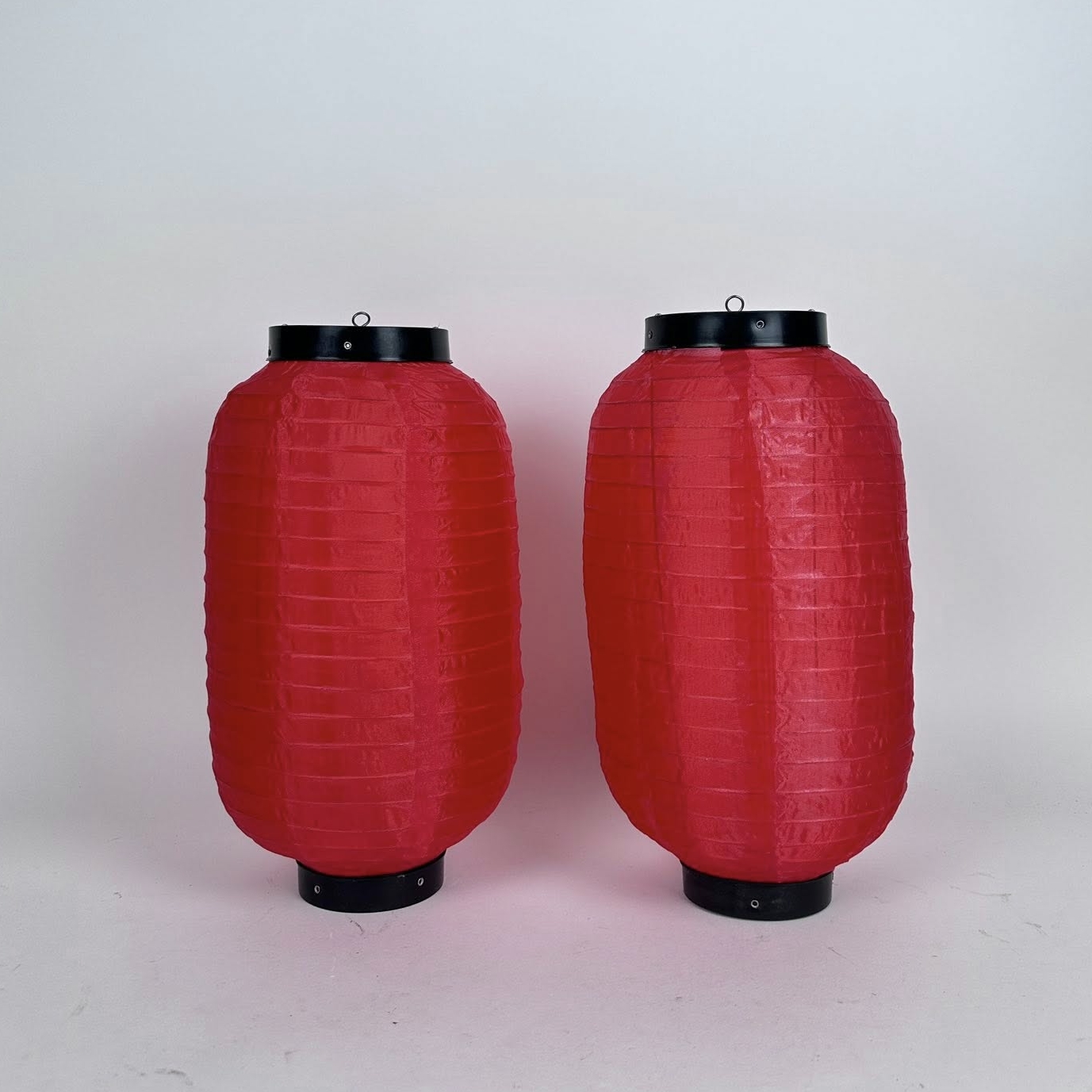 Ліхтарик підвісний японський шовковий червоний CL-111