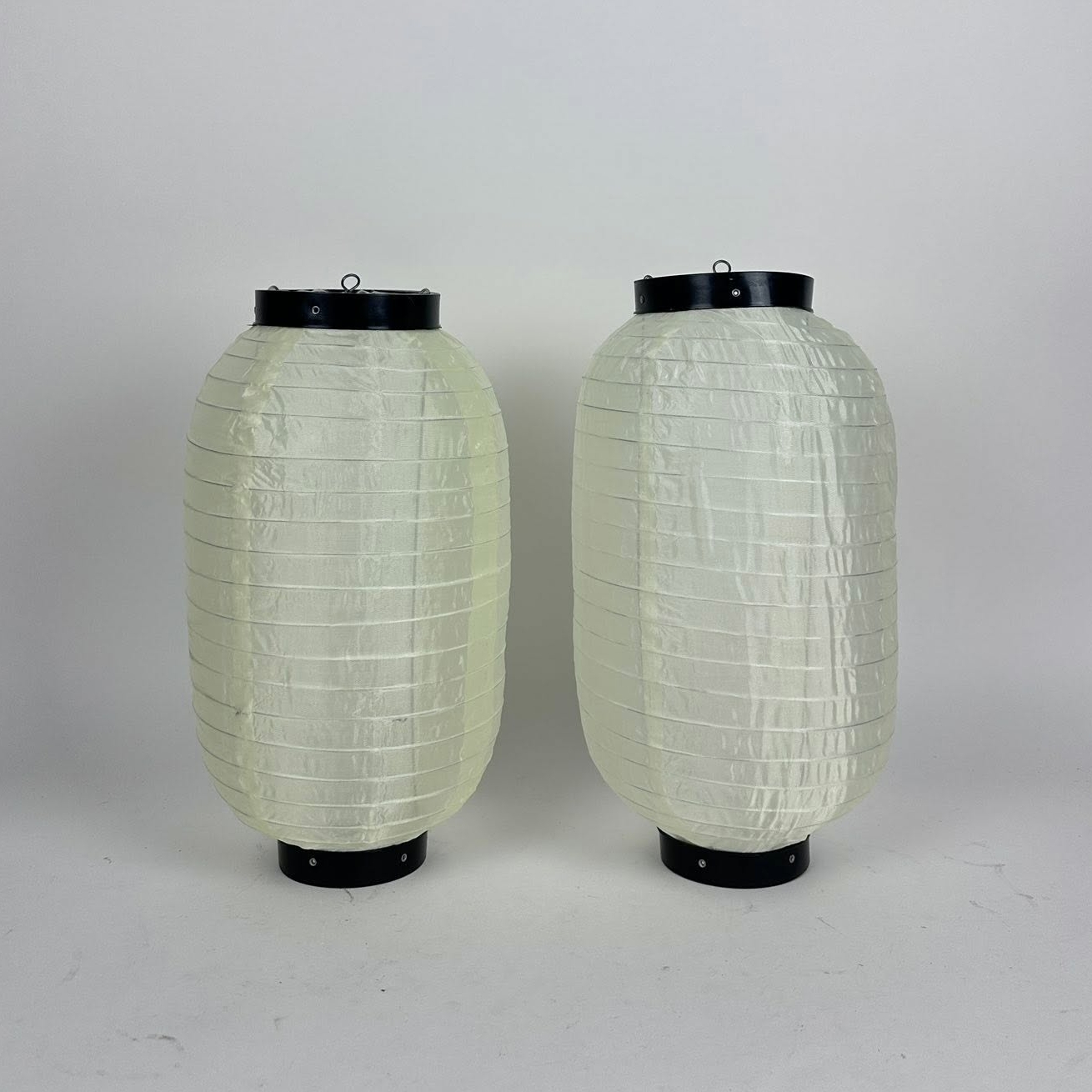 Ліхтарик підвісний японський шовковий білий CL-112