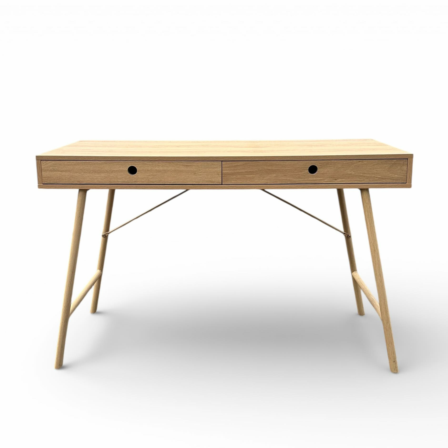 Стіл письмовий/консольний з 2 шухлядами св-дерево TB-719