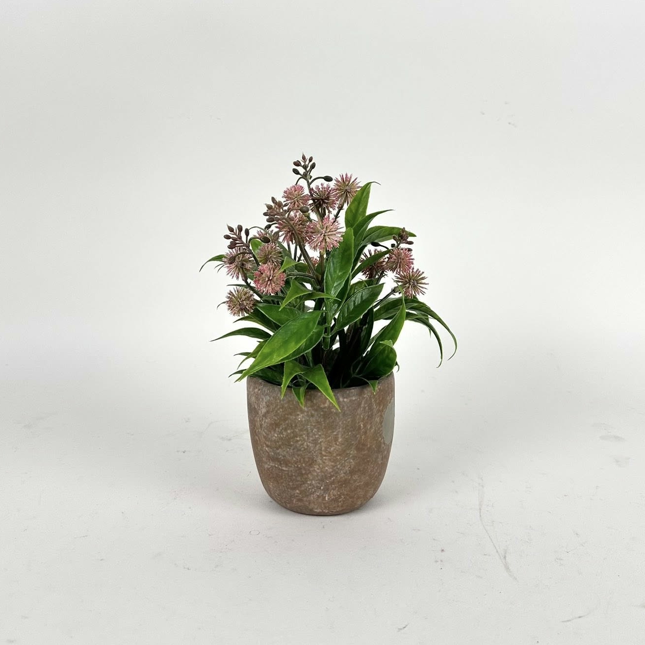 Драцена квітуча штучна у коричневому вазоні FW-311