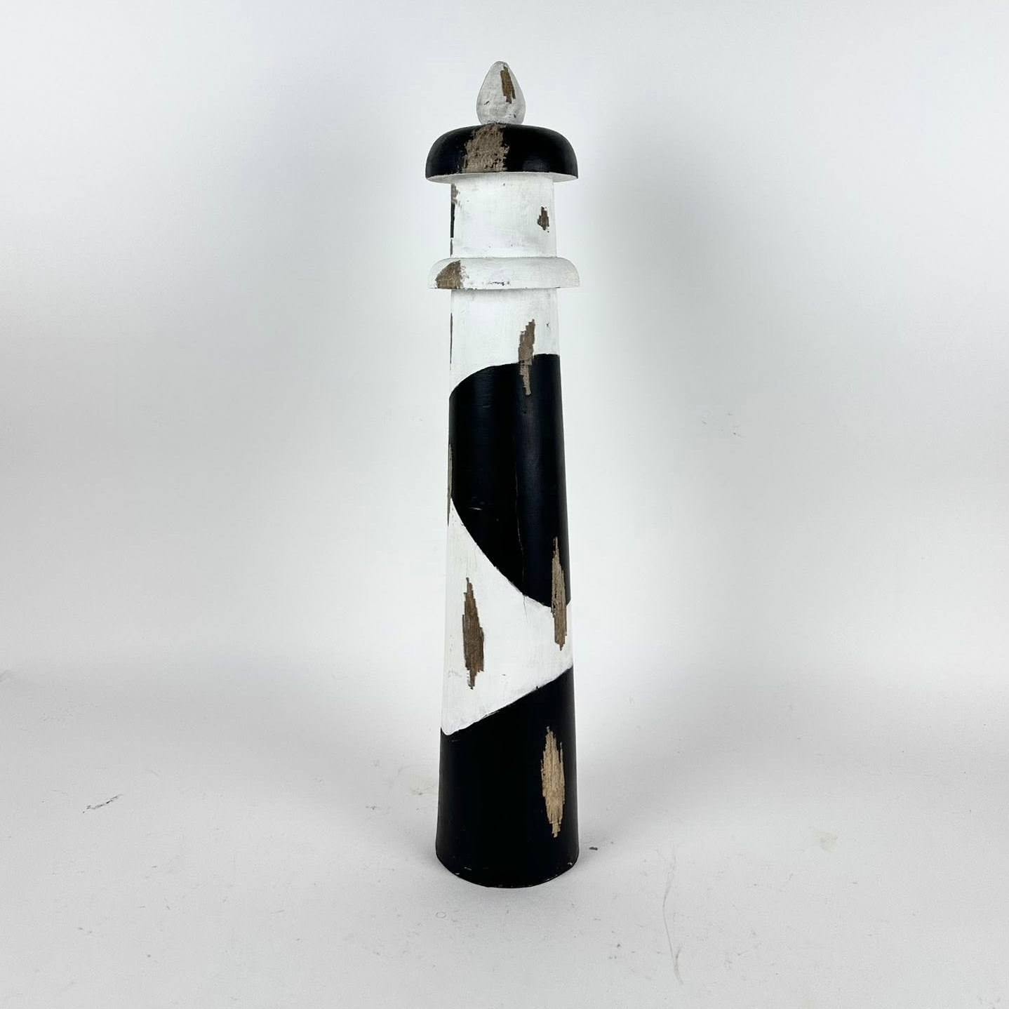 Маяк декоративний ч/б з потертостями дерево DE-709