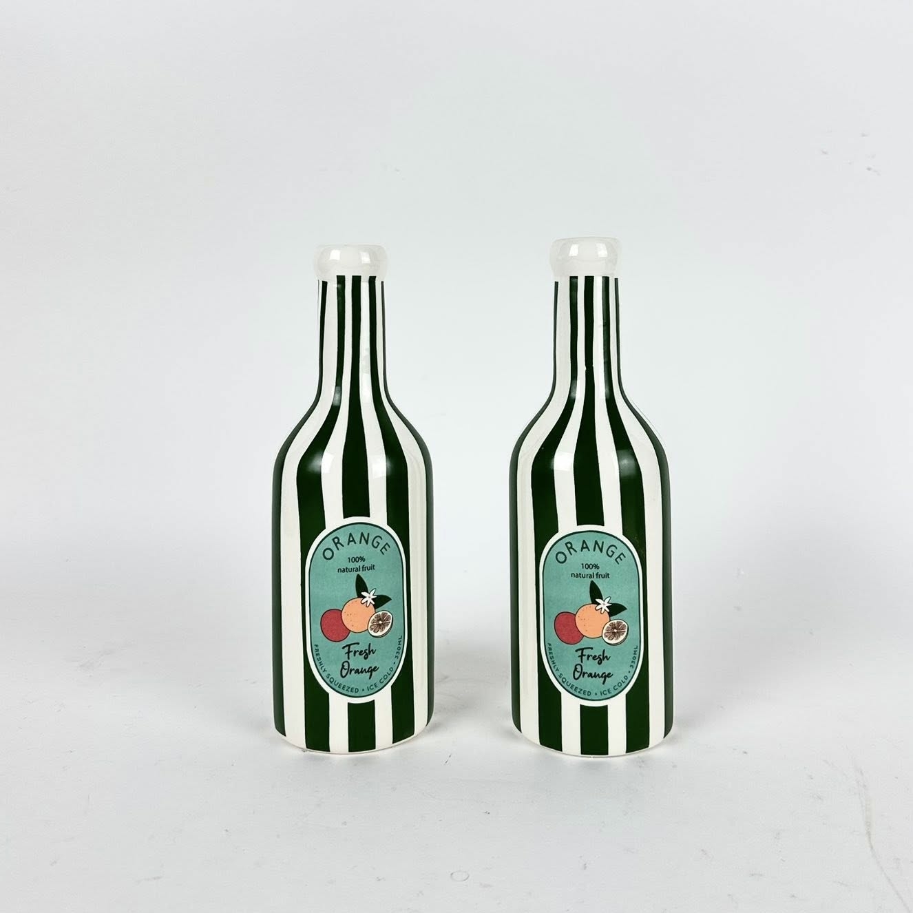 Ваза Пляшка апельсинового фрешу кераміка VA-658