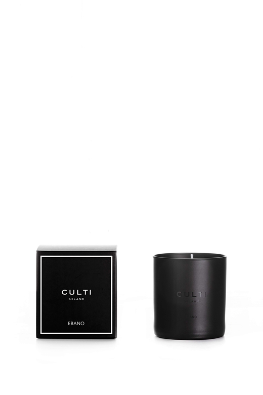CULTI Milano Ароматическая свеча с нотами швейцарской сосны, EBANO Black