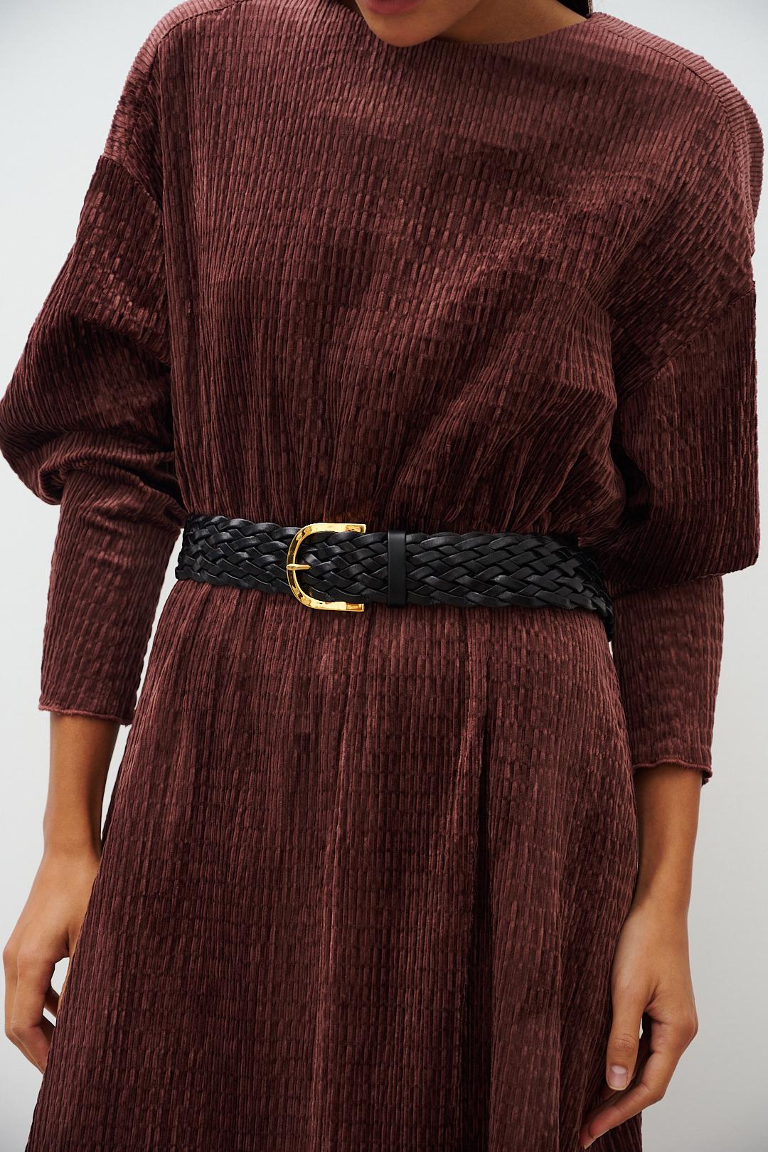 Плетеные кожаные ремни — купить в интернет-магазине Ламода