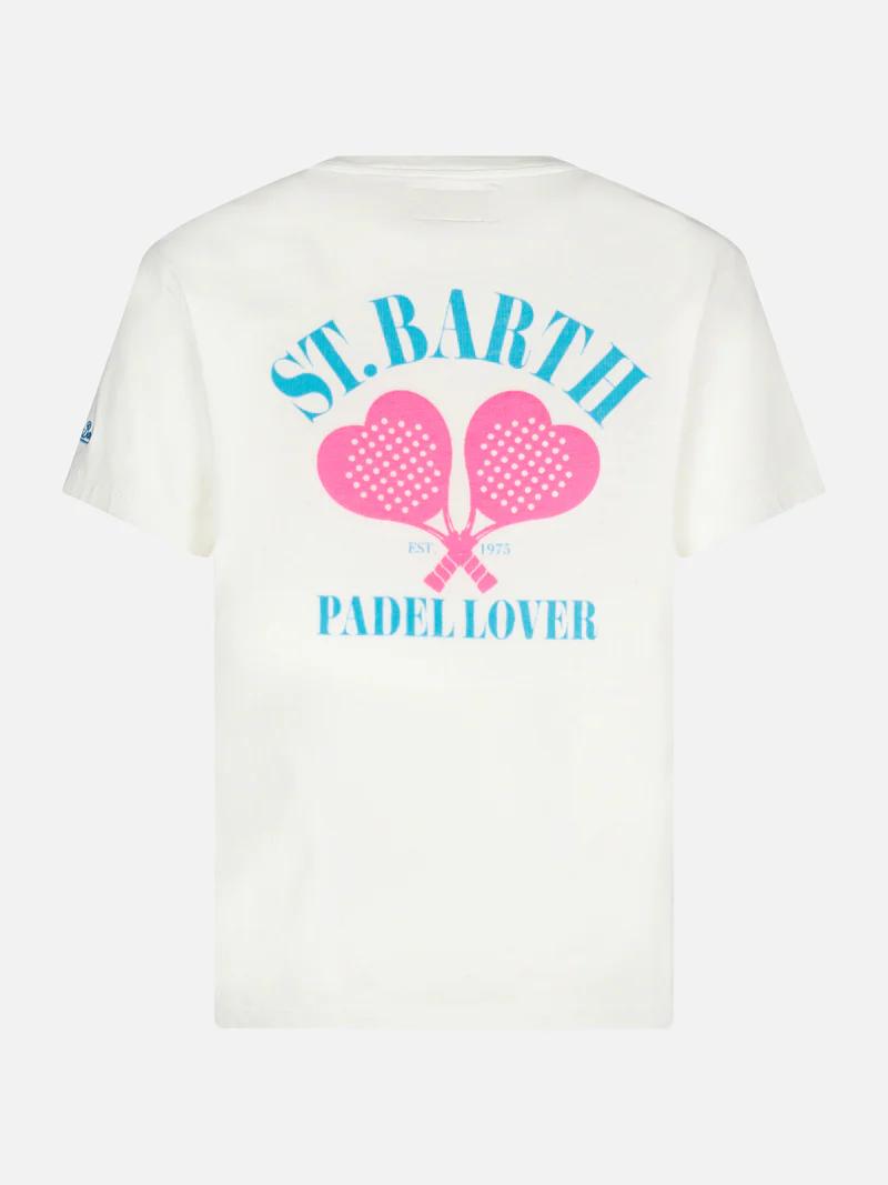 MC2 Saint Barth Футболка из премиального хлопка с принтом 'Padel lover'