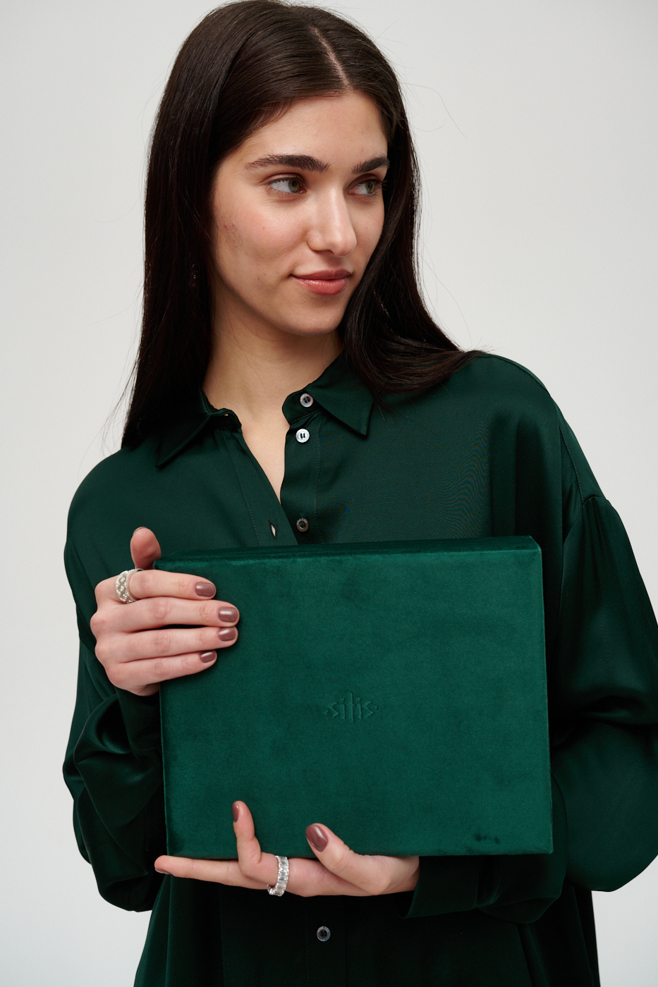 SITIS Шкатулка для украшений Emerald, двухуровневая