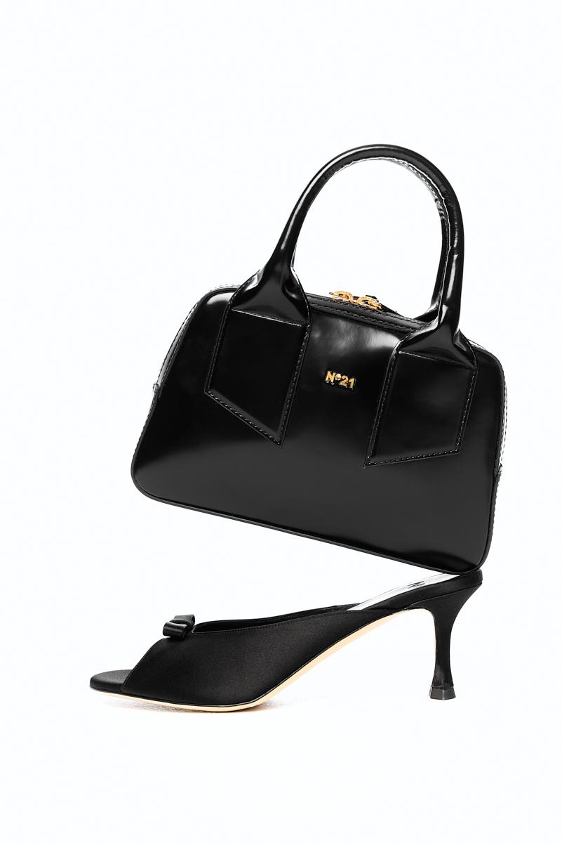 N21 Сумка Bauletto mini из премиальной кожи теленка