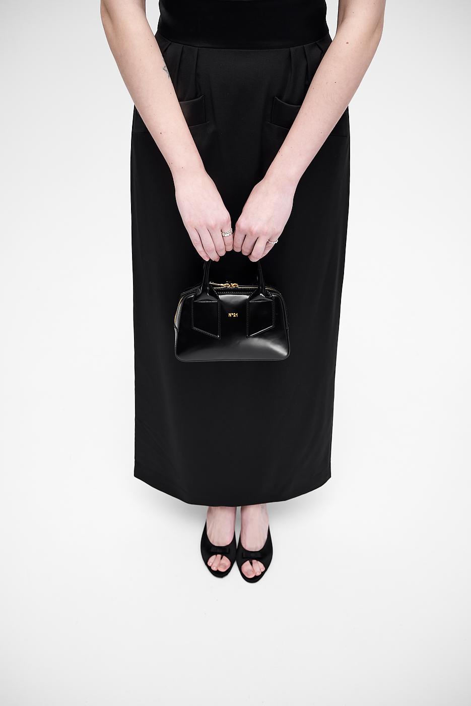 N21 Сумка Bauletto mini из премиальной кожи теленка