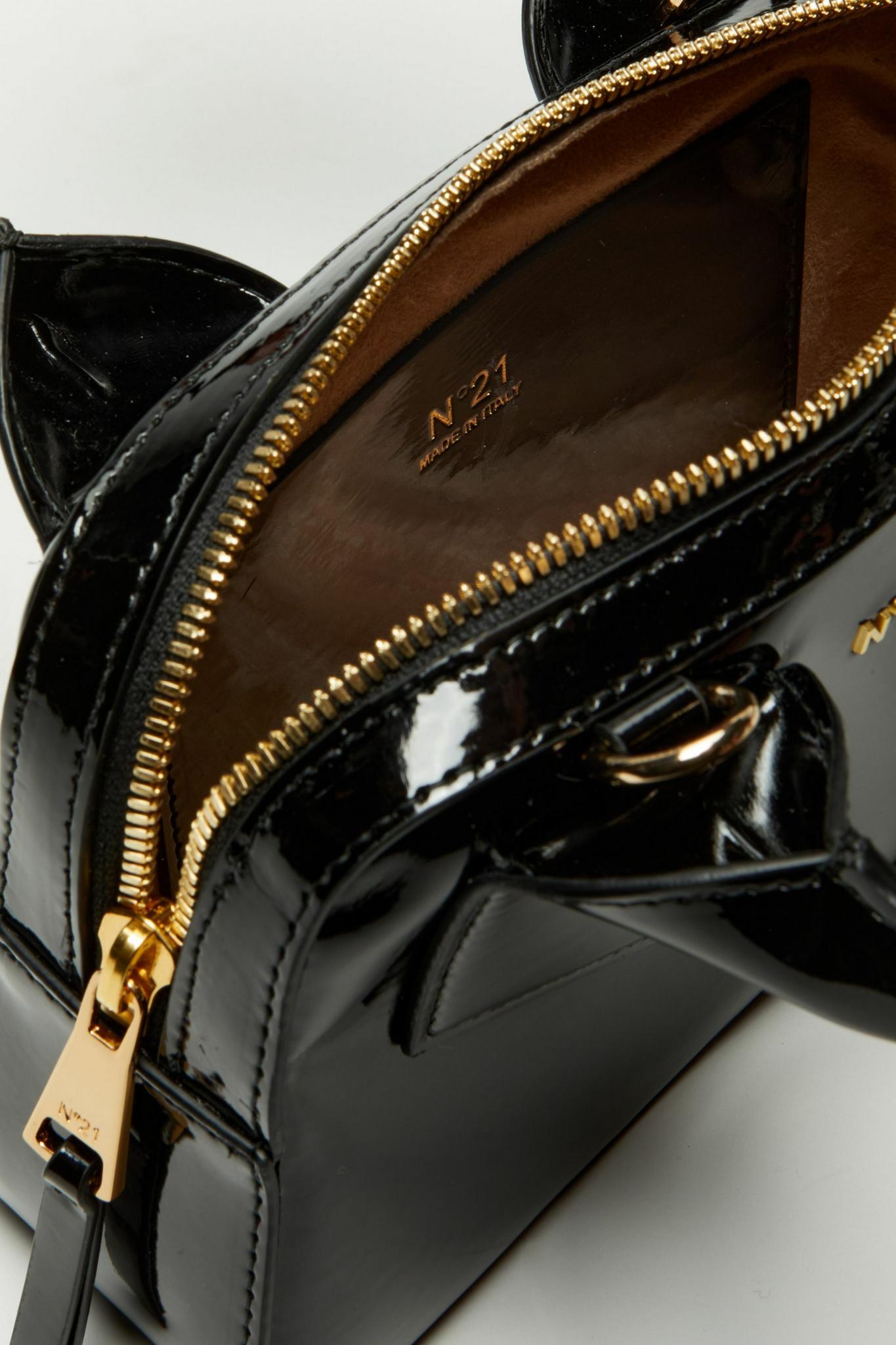 N21 Сумка Bauletto mini из премиальной кожи теленка