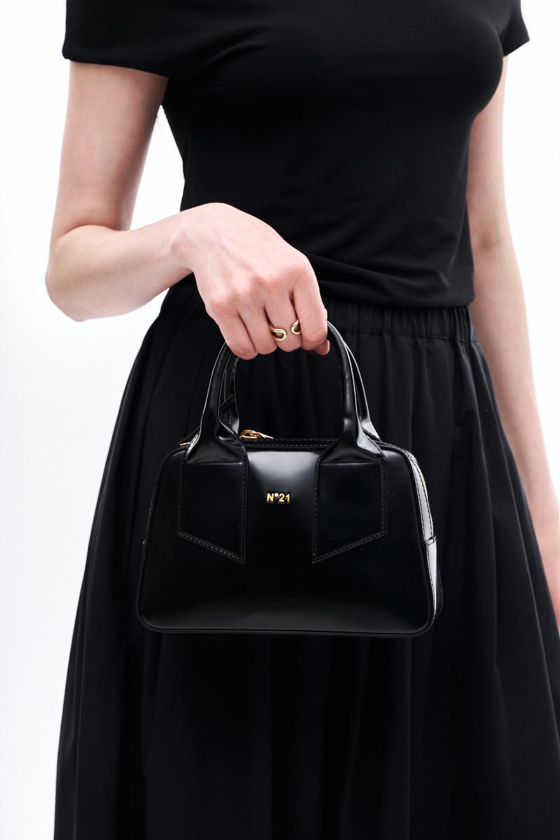 N21 Сумка Bauletto mini из премиальной кожи теленка