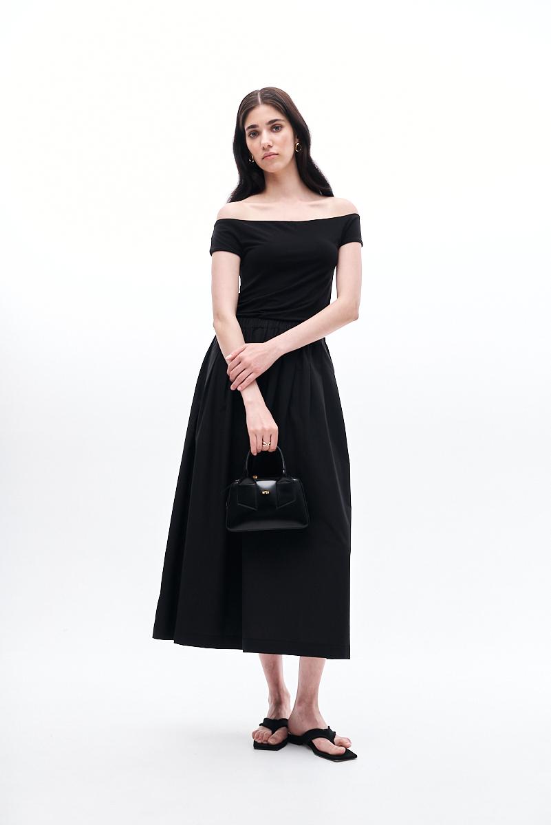 N21 Сумка Bauletto mini из премиальной кожи теленка