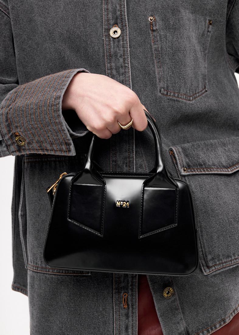 N21 Сумка Bauletto mini из премиальной кожи теленка