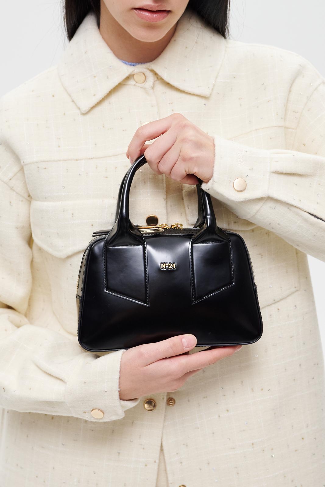 N21 Сумка Bauletto mini из премиальной кожи теленка