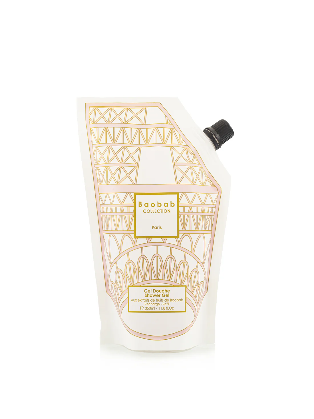 BAOBAB Рефилл, Гель для душа Paris из коллекции Body Wellness: тюльпан, липа, каштан