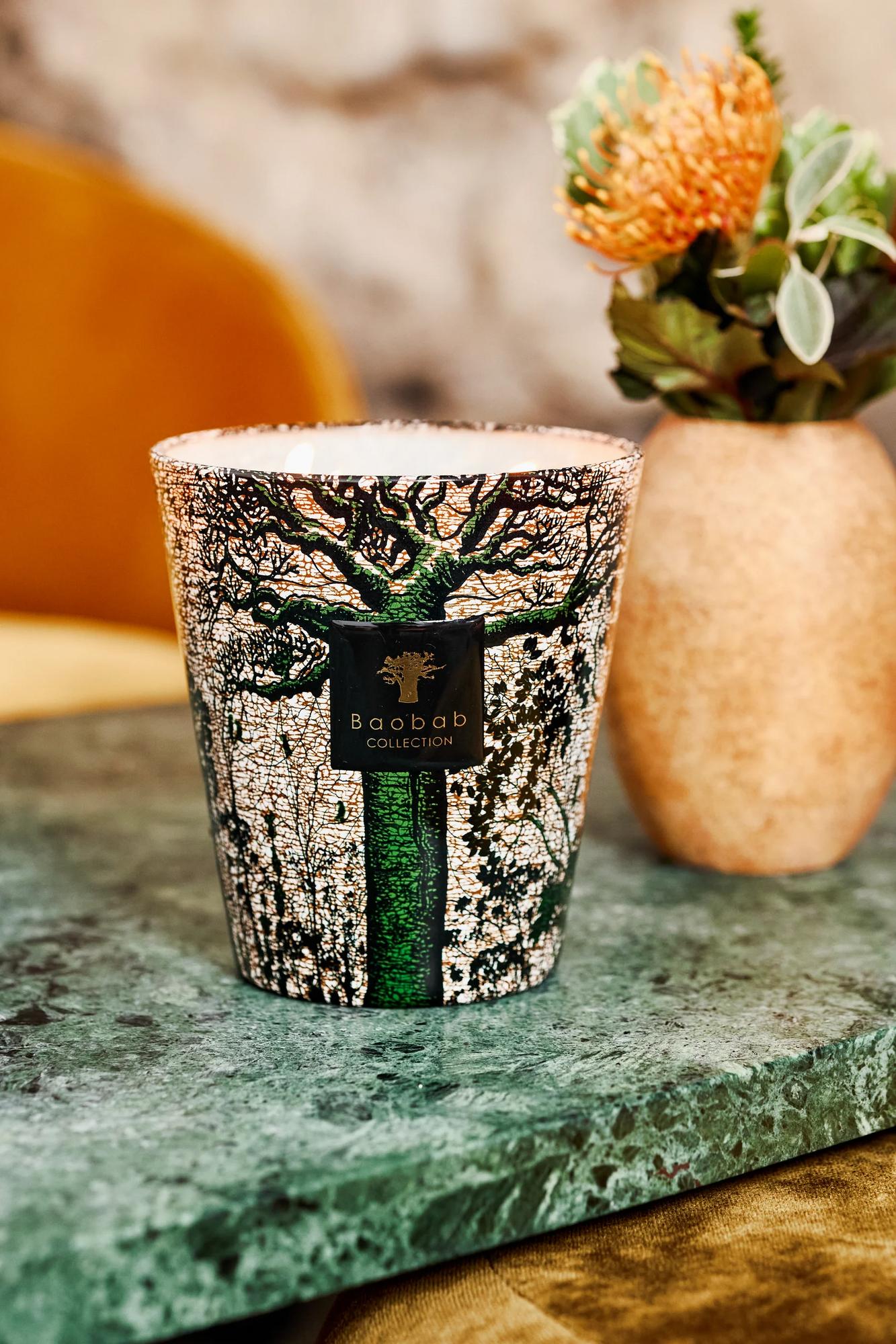 BAOBAB Свеча ароматическая Sacred Trees Kani: ветивер, гальбани, кожа